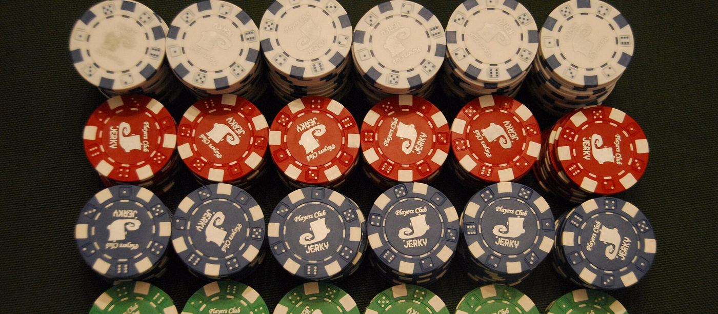 Stacks of casino chips