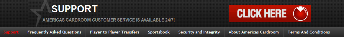 Americas Cardroom Customer Support